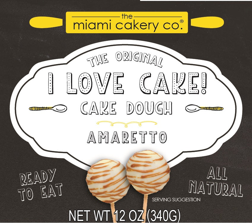 I Love Cake! The Original Cake Dough - Amaretto