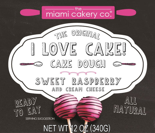 I Love Cake! The Original Cake Dough Sweet Raspberry & Cream Cheese